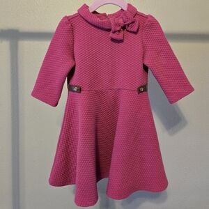 Toddler Girl Janie And Jack Quilted Bow Dress